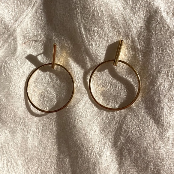 Gold earrings - Picture 2 of 3